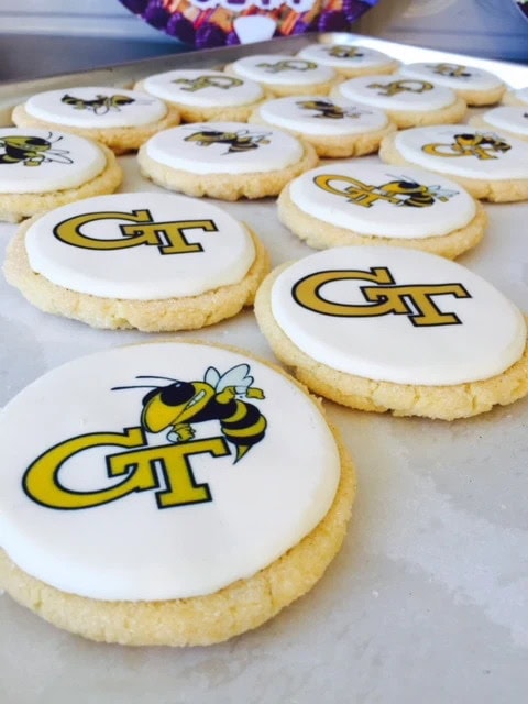 6 pc Custom Logo Cookies