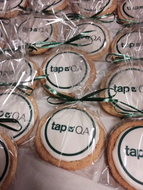 6 pc Custom Logo Cookies
